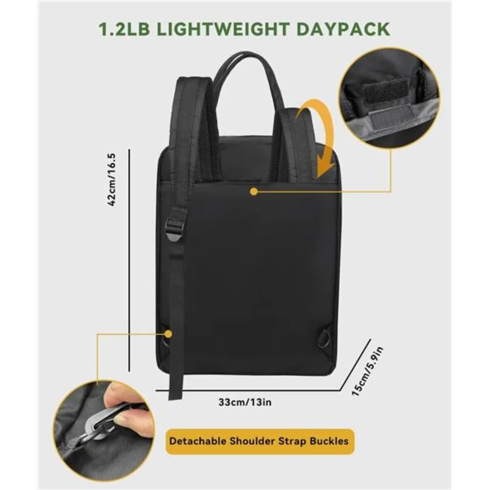 Carry on Backpack for Men Flight Approved 16.5x13x5.9(40L), Frontier Airlines